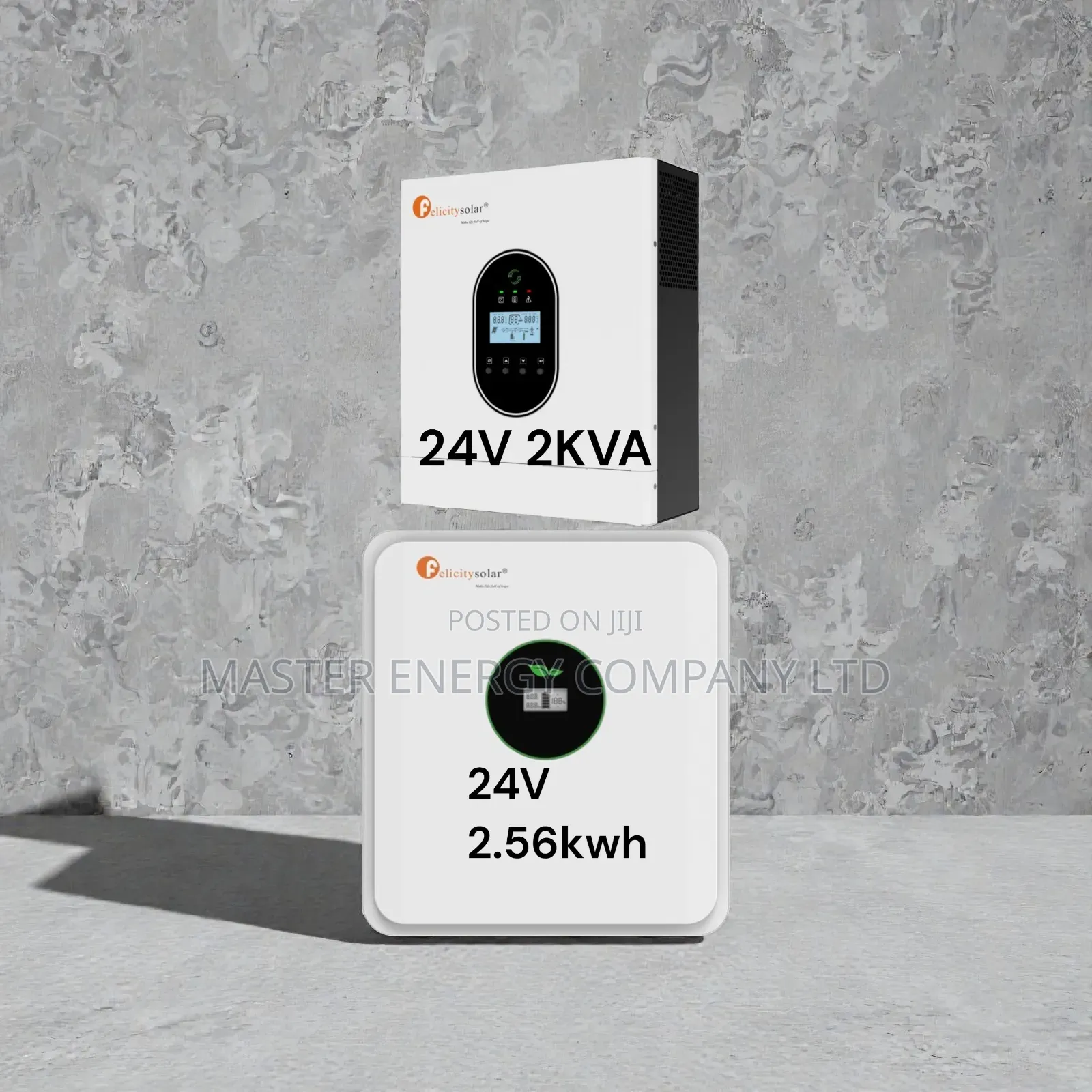 2kva 24v Hybrid and 2.56kwh Lithium Ion Battery Backup System JSGSG