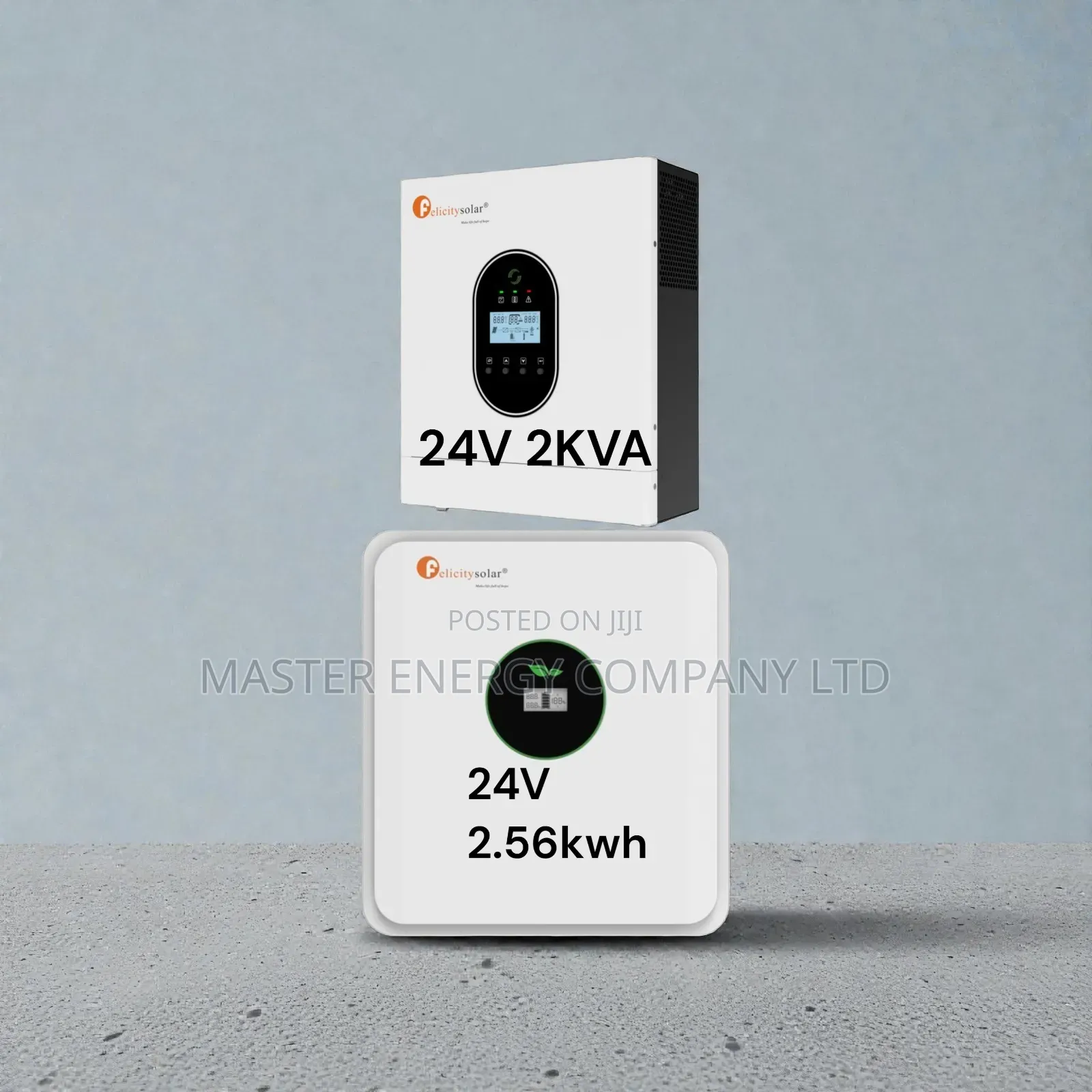 2kva 24v Hybrid and 2.56kwh Lithium Ion Battery Backup System NBSHG