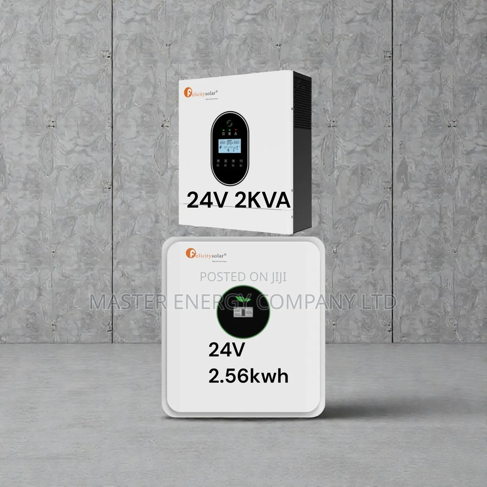 2kva 24v Hybrid and 2.56kwh Lithium Ion Battery Backup System MDBDB