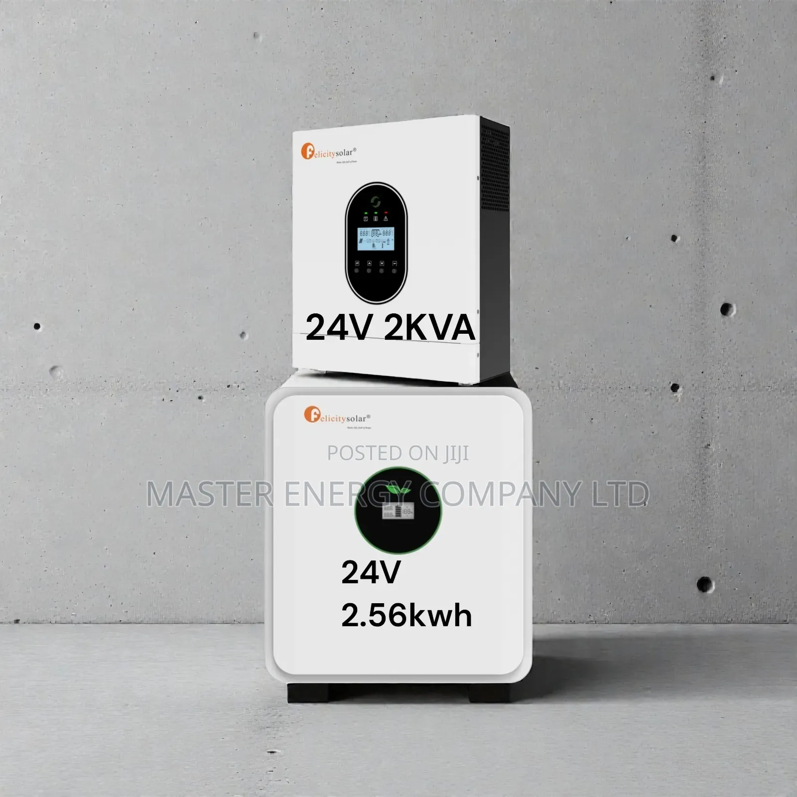 2kva 24v Hybrid and 2.56kwh Lithium Ion Battery Backup System NSHSH