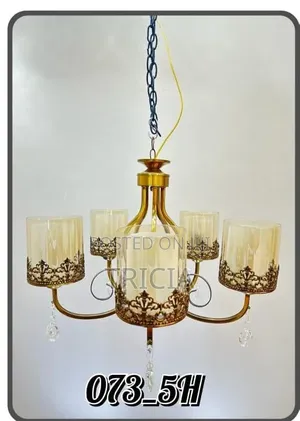 Five Arm Ceiling Light