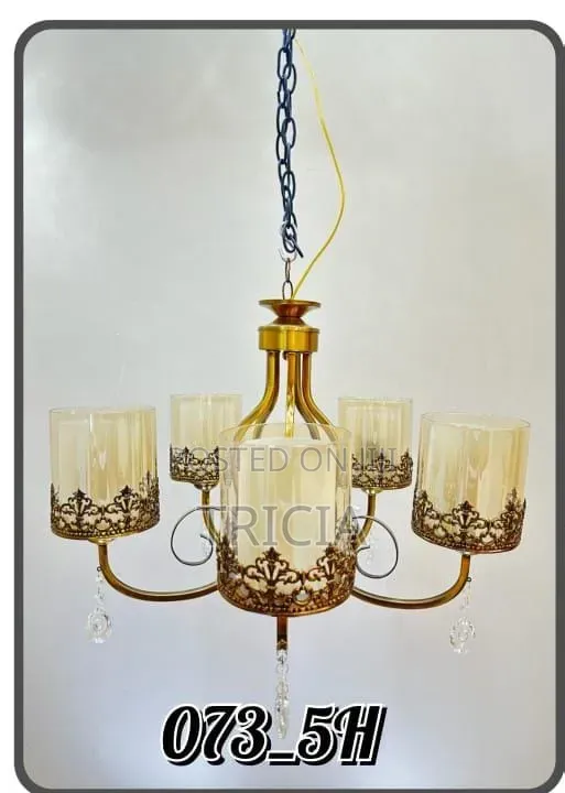 Five Arm Ceiling Light
