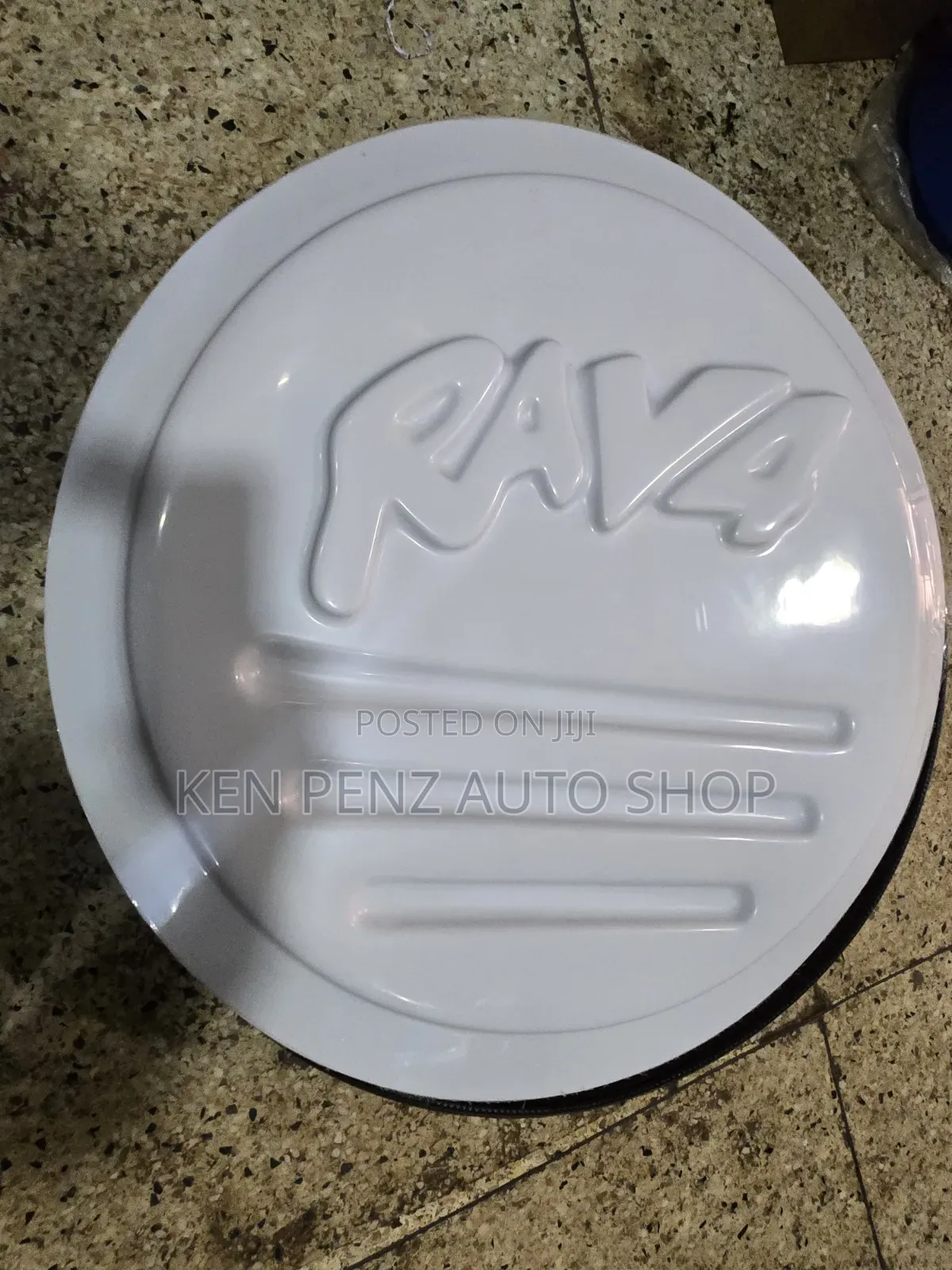 Rav4 Spare Tyre Cover ( White)