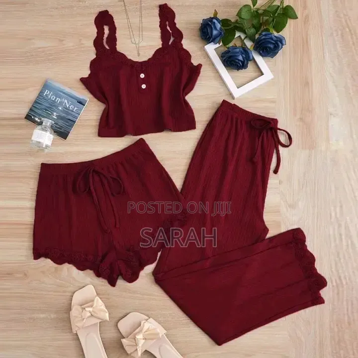 Women's 3-Piece Pajama Set
