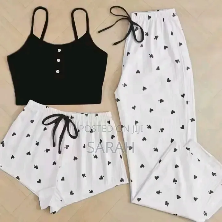Women's 3-Piece Pajama Set
