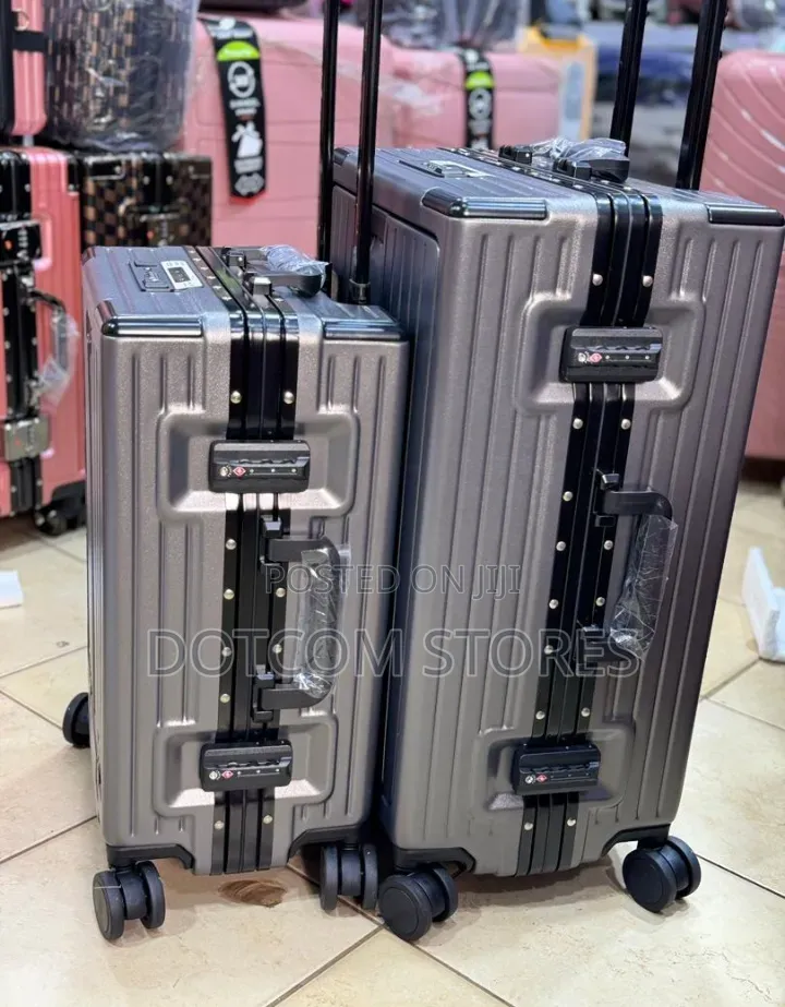 Premium Zipperless Aluminum Frame Luggage Set