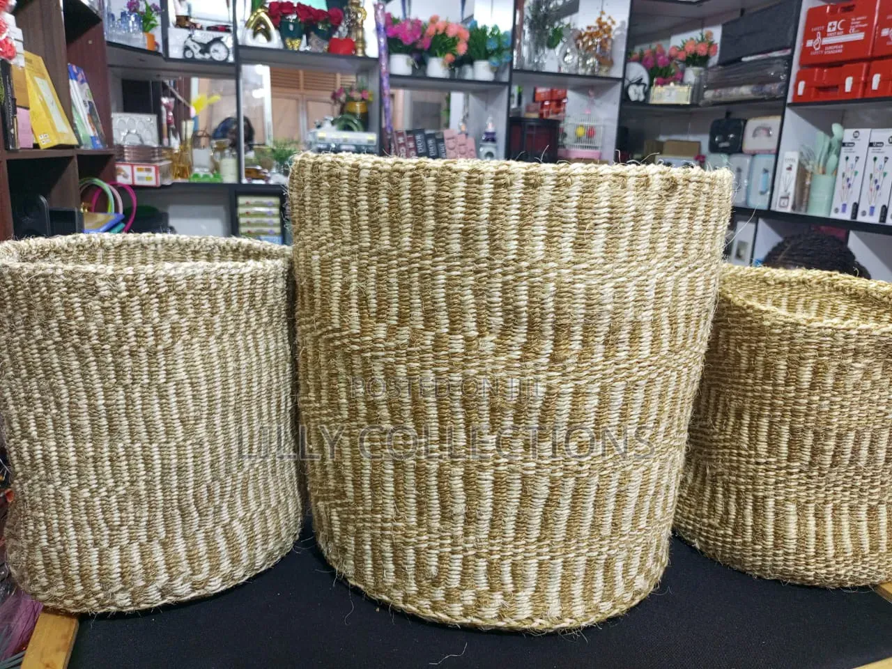 3 Piece Rustic Baskets
