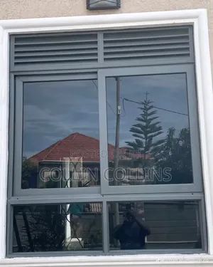 Mahogany Effect Aluminium Window
