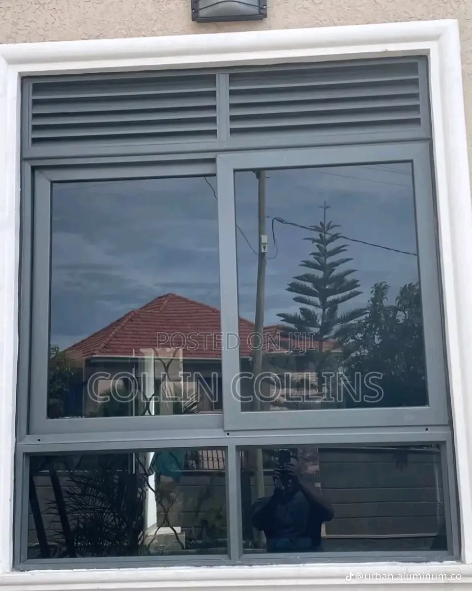 Mahogany Effect Aluminium Window