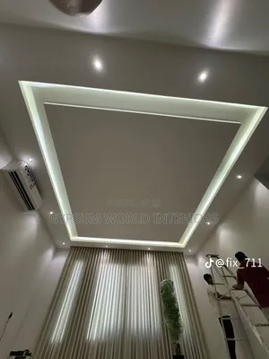Gypsum Ceiling Designed in Speke Hotel