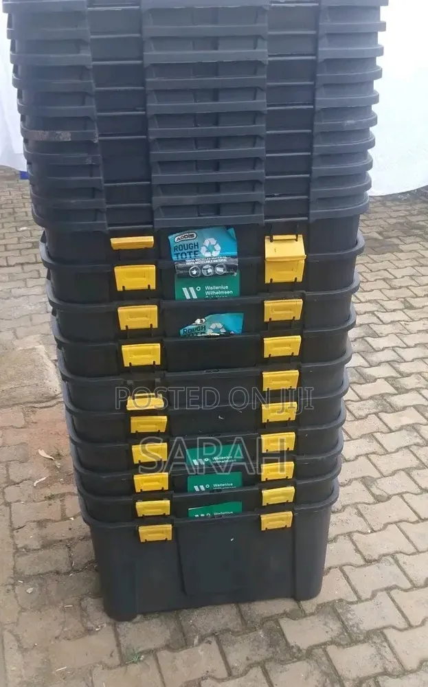 Addis Rough Tote Heavy-Duty Plastic Storage Boxes