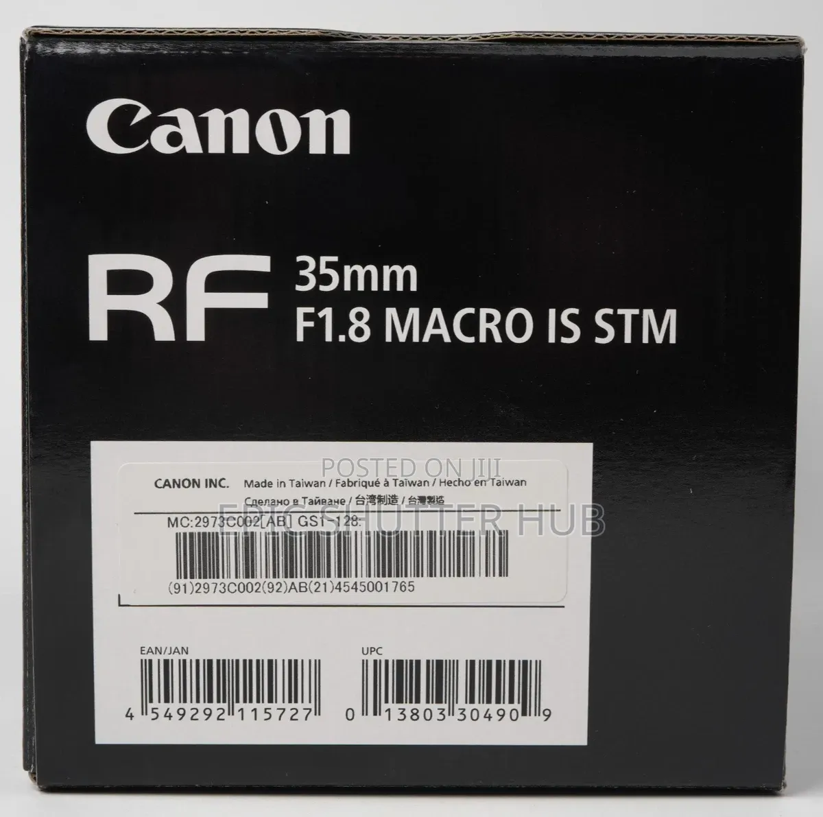 Canon Rf 35mm F/1.8 Macro Is STM Lens