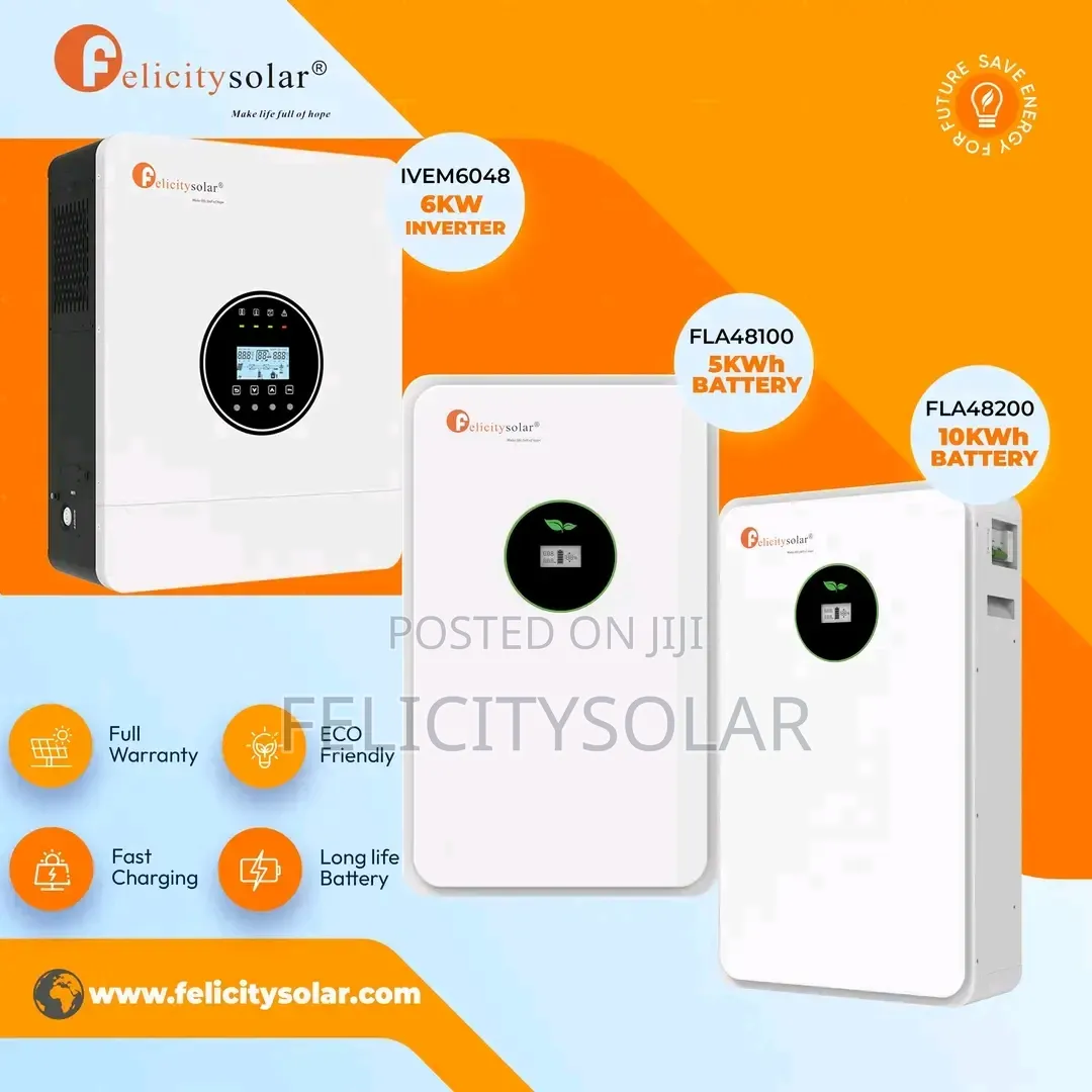 10kwh+ 6kva+8panels 580w Felicity Brand