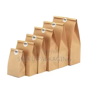 100pcs Paper Bags Branded And In Branded From A4 Size.