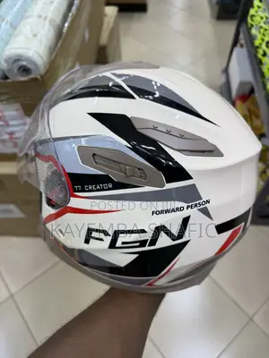 Brand New FGN 77 Creator Dual-Visor Open Face Motorcycle Helmet