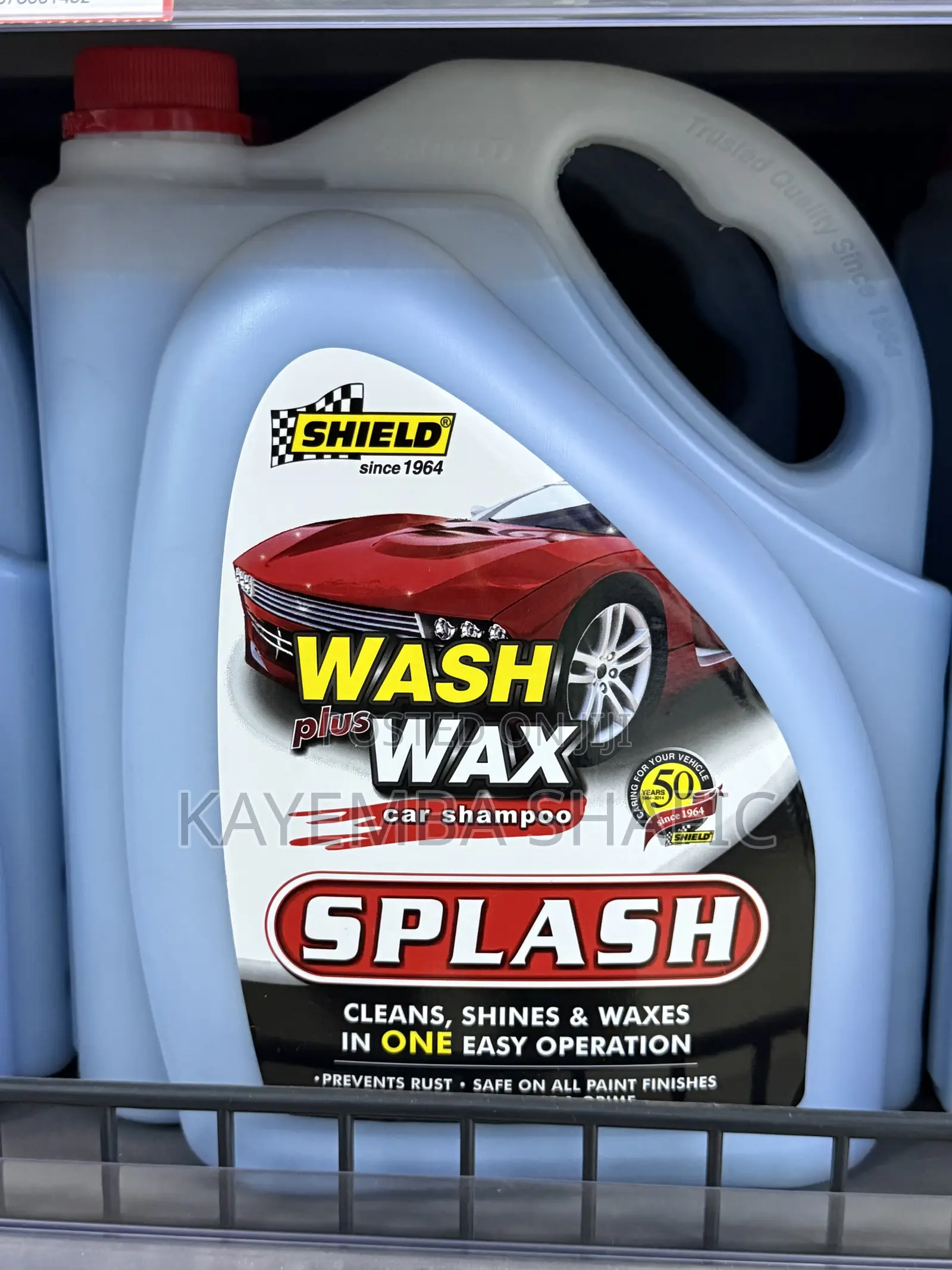 Shield Splash Car Wash and Wax Shampoo