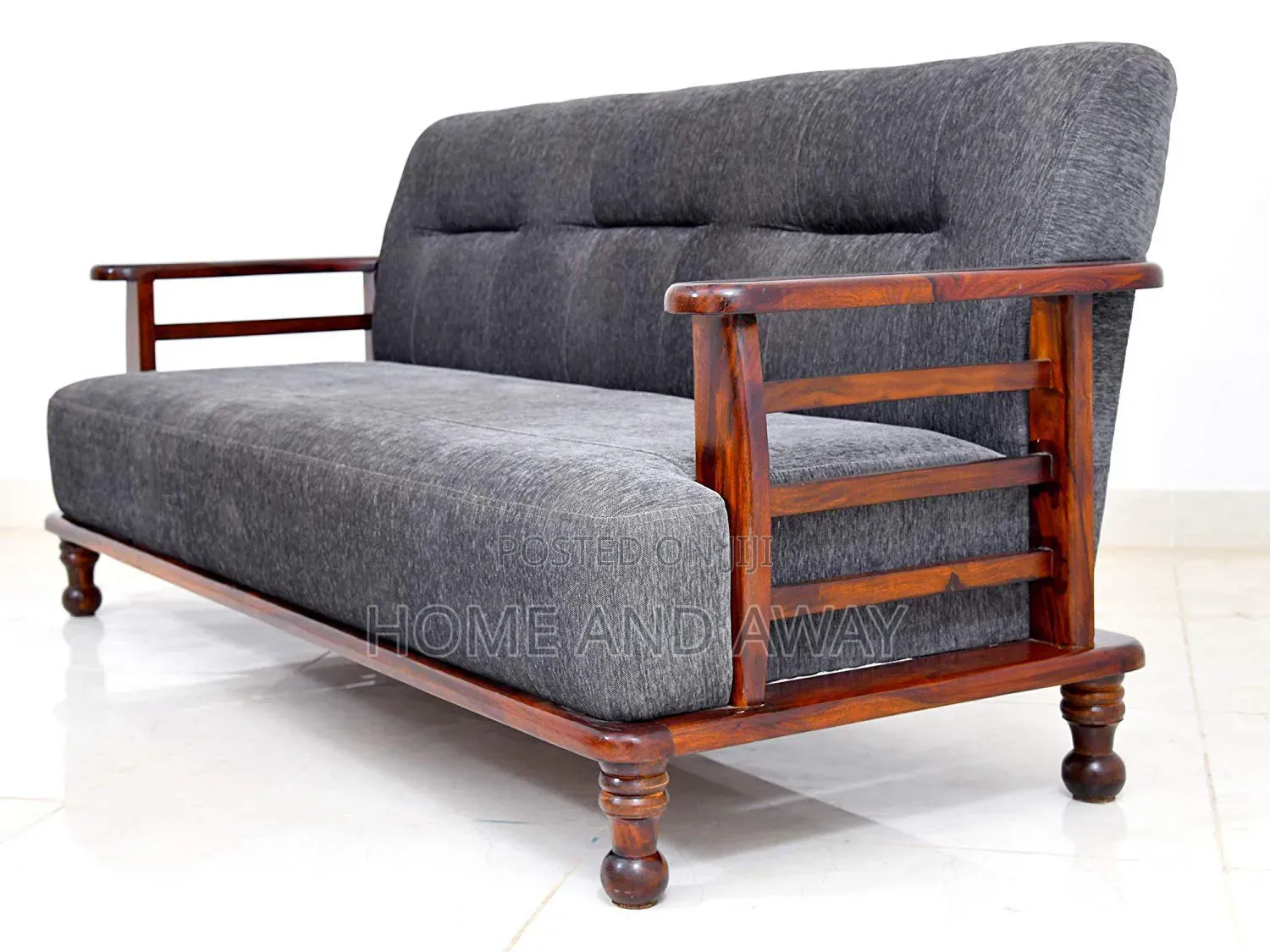 High Destiny Cushioned 3 Seaters Wooden Chairs Any Colour