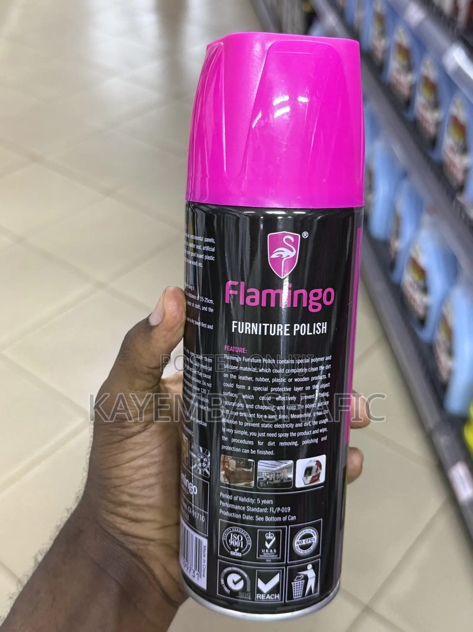 Flamingo Furniture Polish Spray - 450ml