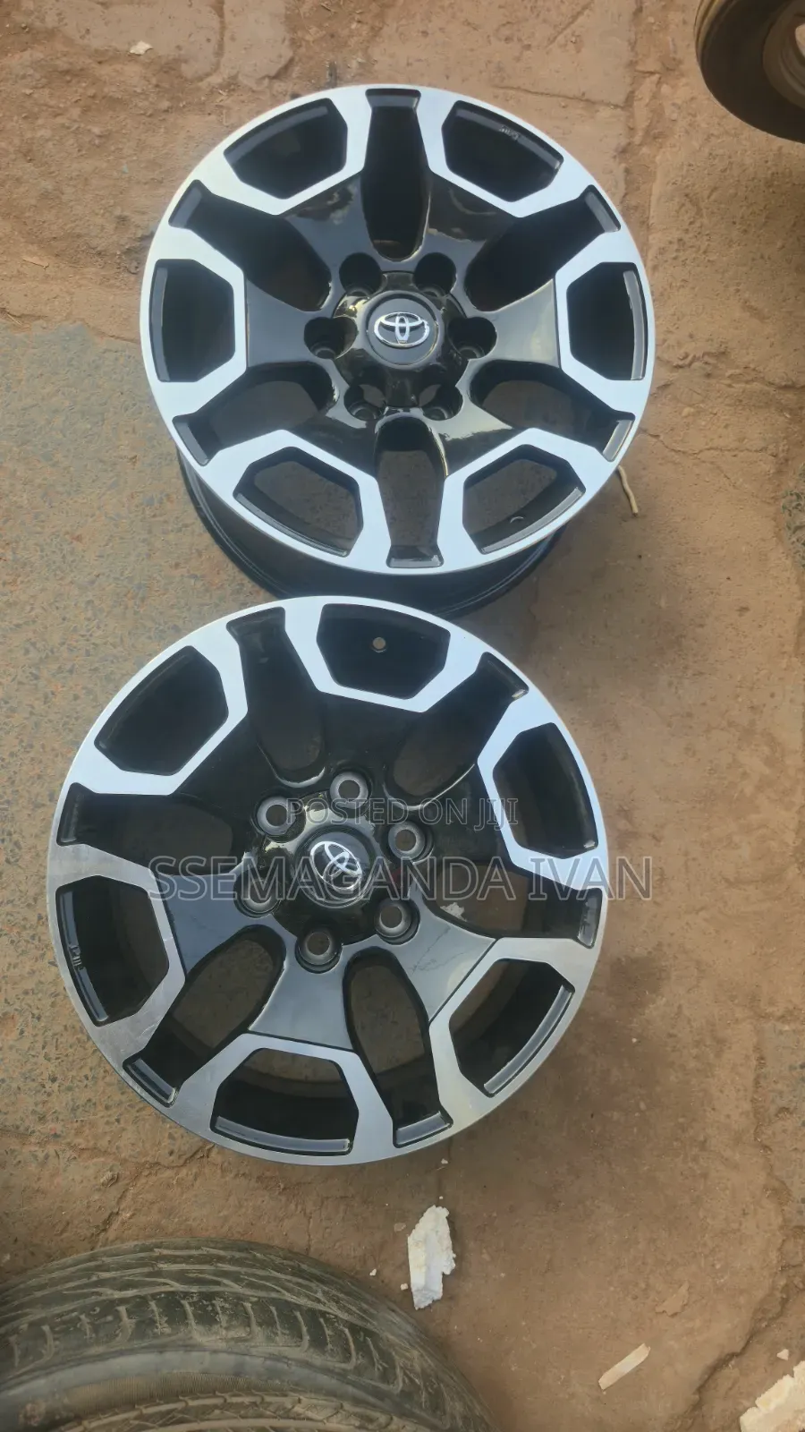 Rim 17 Tx Landcruiser 6 Holes Rim 17 Balck Silver