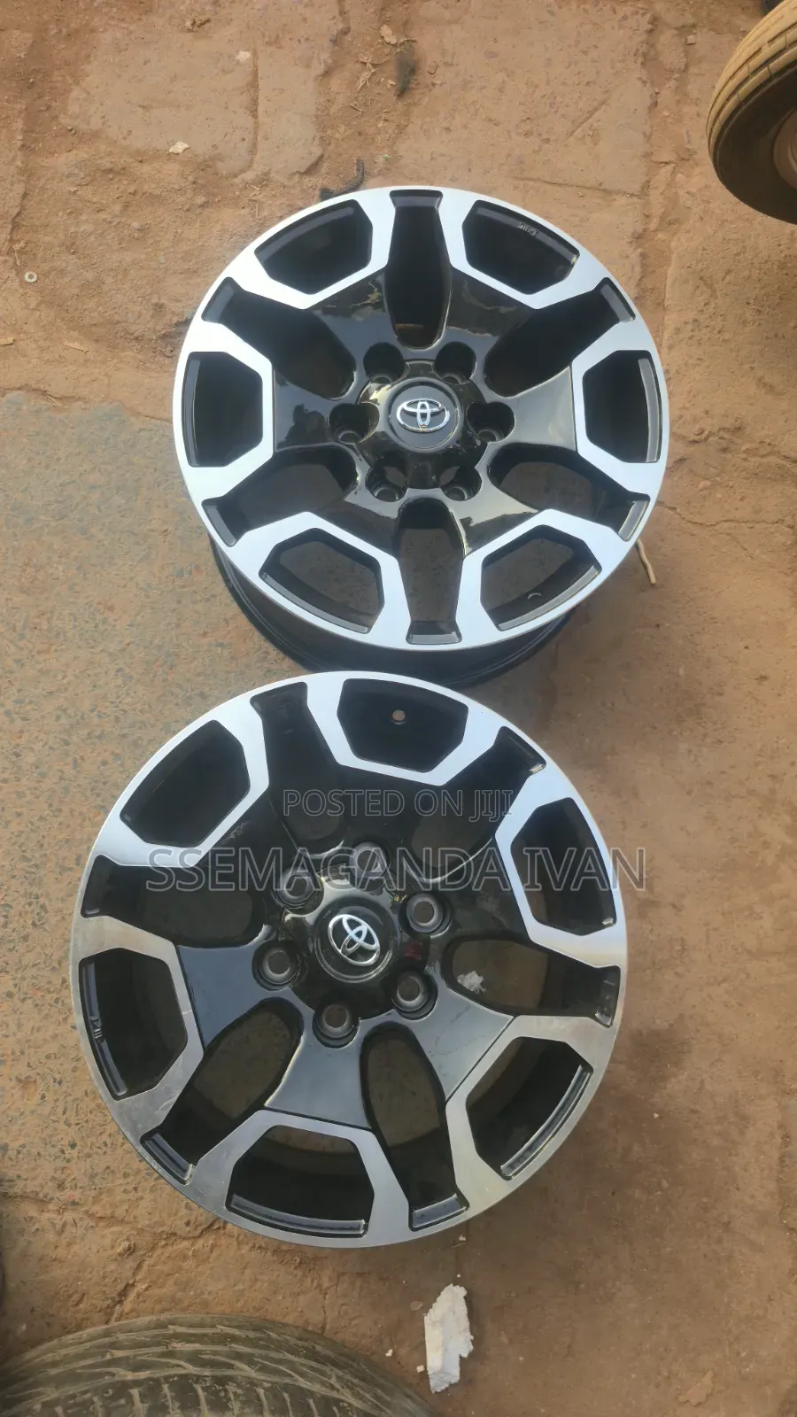Rim 17 Tx Landcruiser 6 Holes Rim 17 Balck Silver