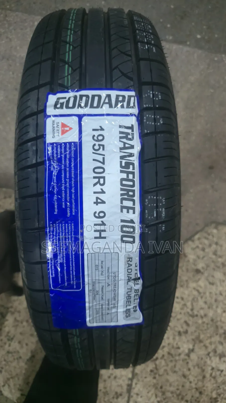 195/70r14 Goddard Brand New Tyres