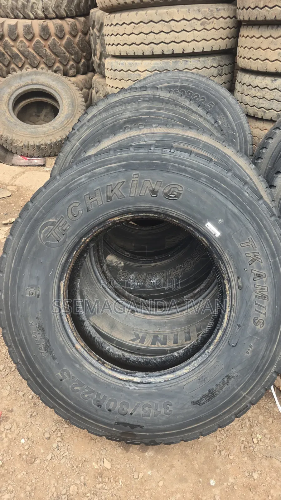 315/80r22.5 Techking Used Tires All Position