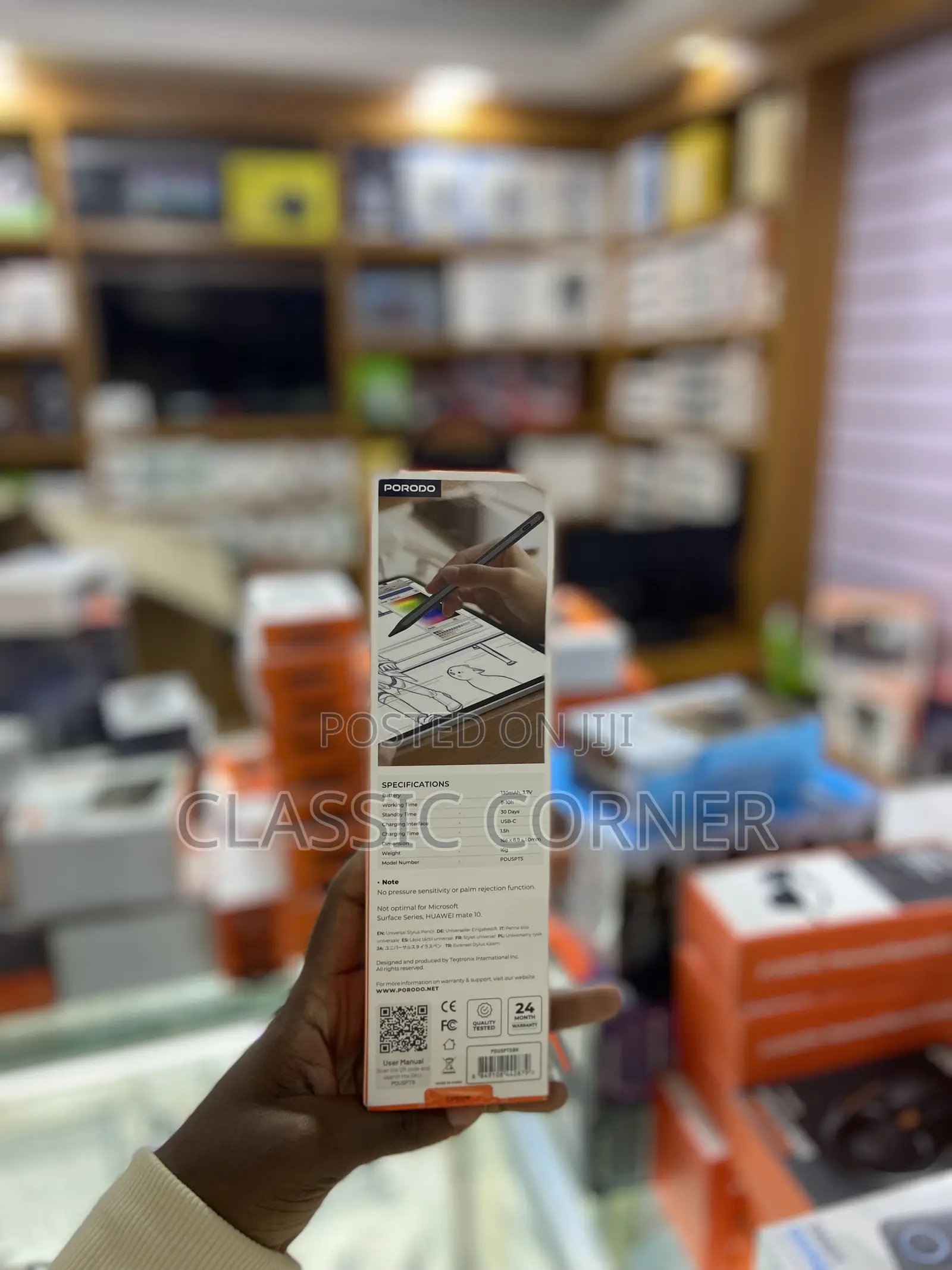 Porodo Universal Smart Pencil With Touch Switch