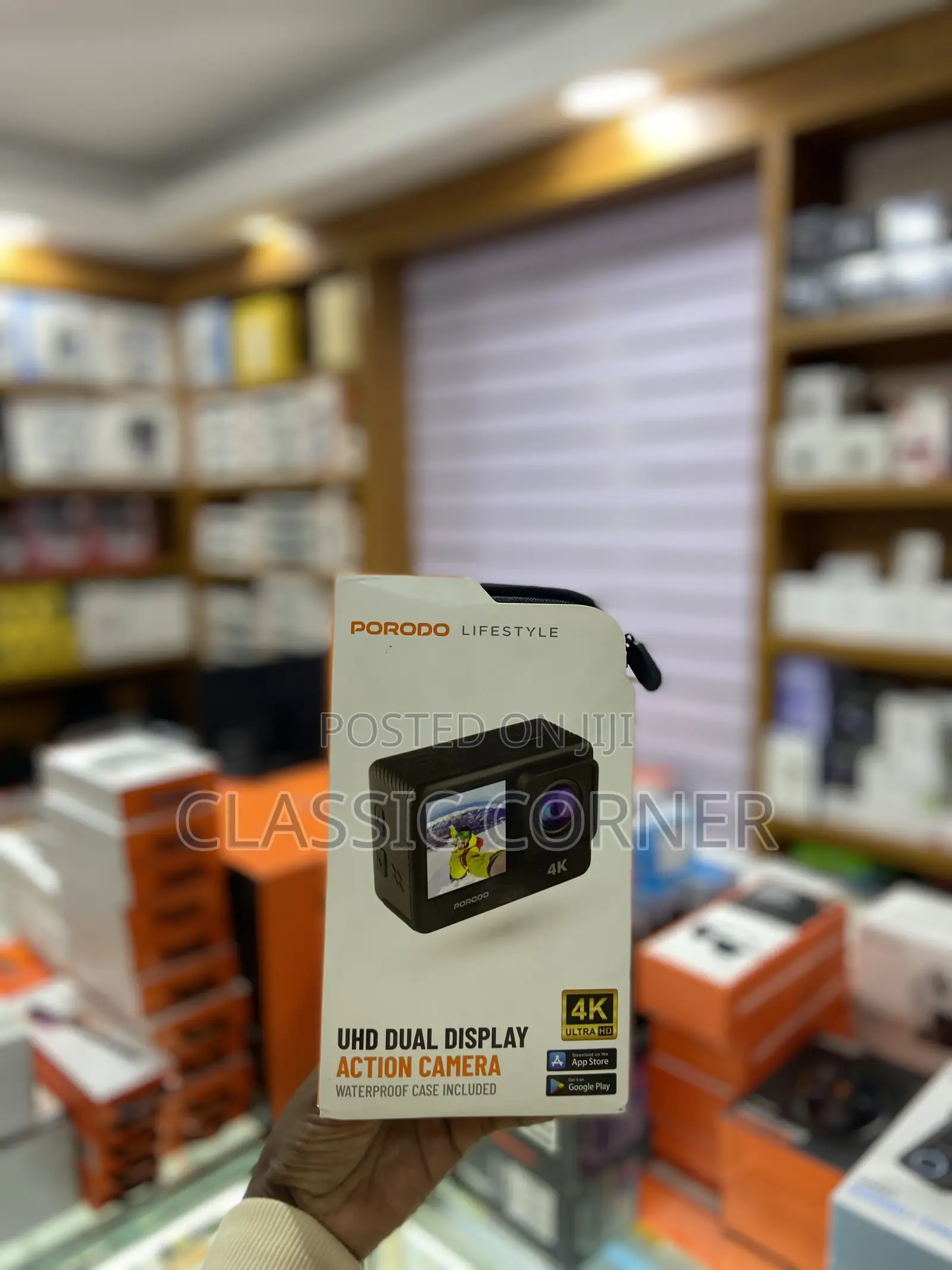 Porodo Go Actuhd Dual Display Action Camera