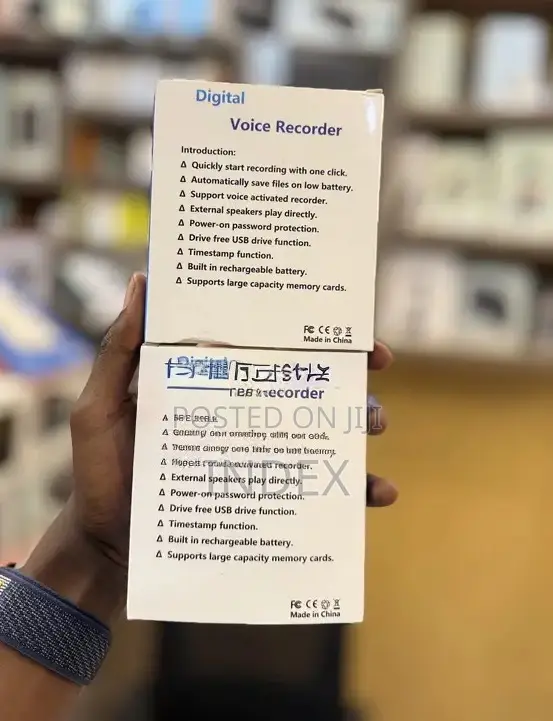 Digital Voice Recorder 128gb, One-Click Recording, Multiple Formats