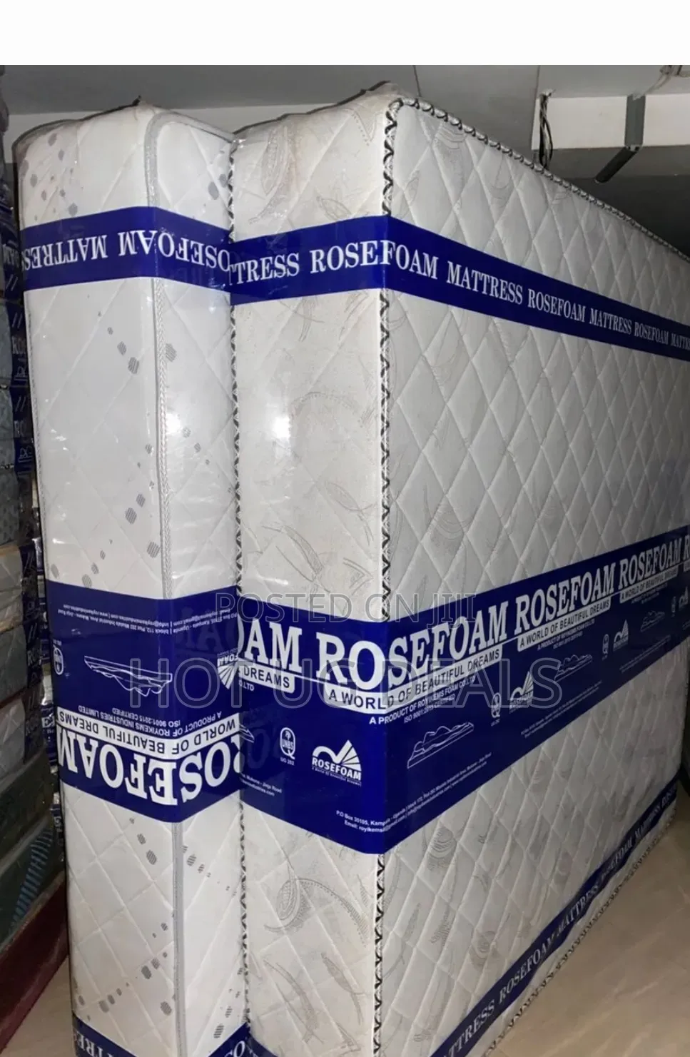 4x6 Rosefoam High Density Mattress 10inch - Multicolor
