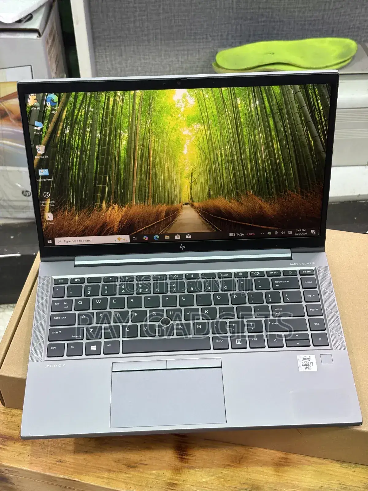 New Laptop HP ZBook Fury 15 G8 8GB Intel Core i7 SSD 256GB
