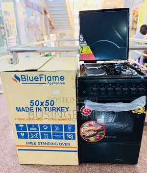 Brand New 50 by 50 2 by 2 Blue Flame Cooker With Electric Oven