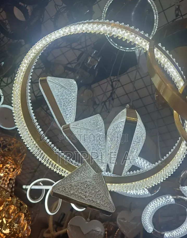 Ring With Triangle Ceiling Light