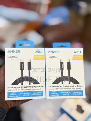 Anker Zolo 240w Usb C to C Cable 6ft, Braided Type C Charging Cable