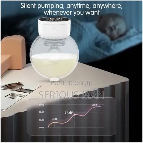 Rechargeable Electric Breast Pump With180ml Baby Milk Bottles