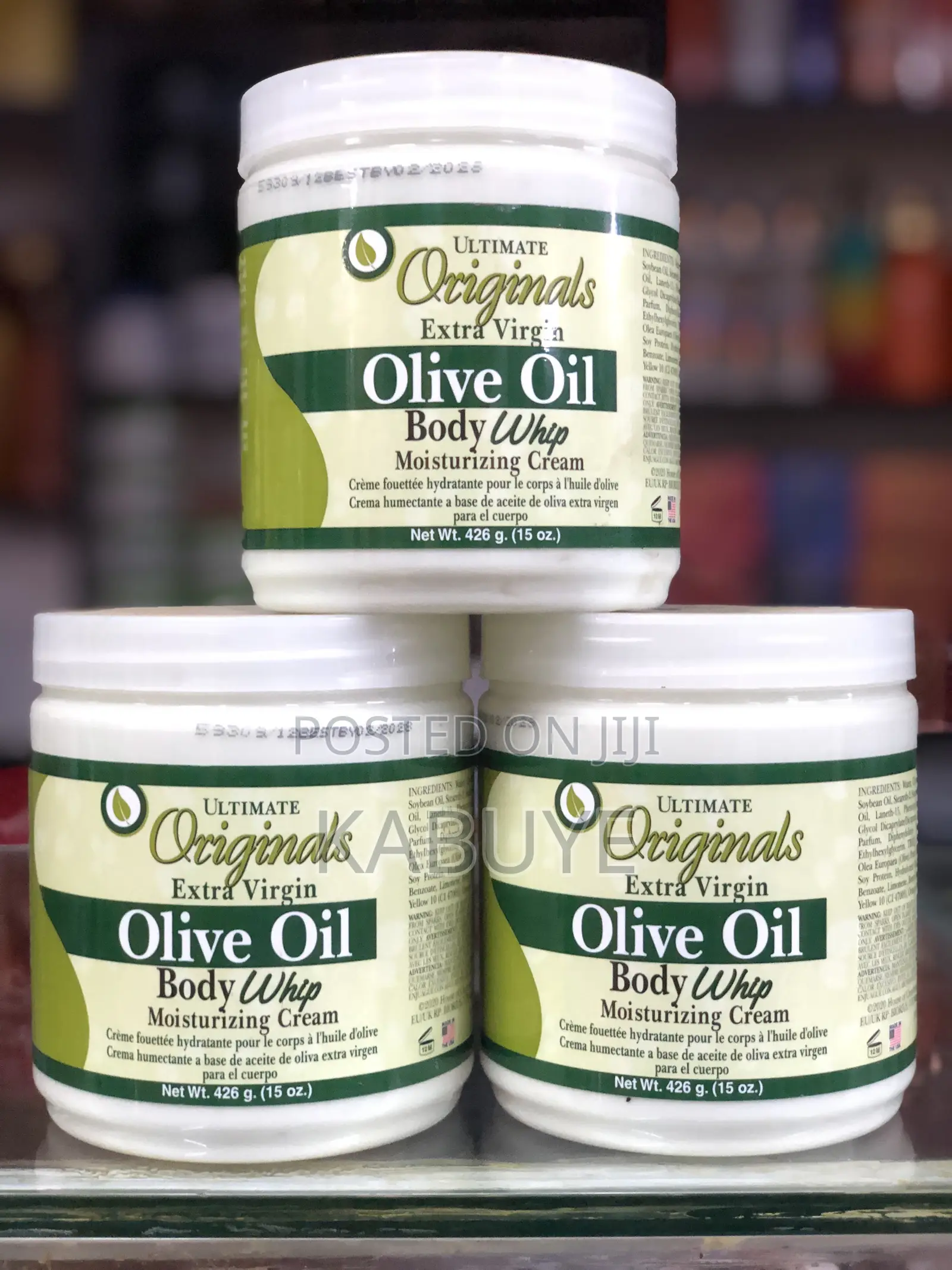 Ultimate Originals Extra Virgin Olive Oil Body Whip Moisturizing Cream