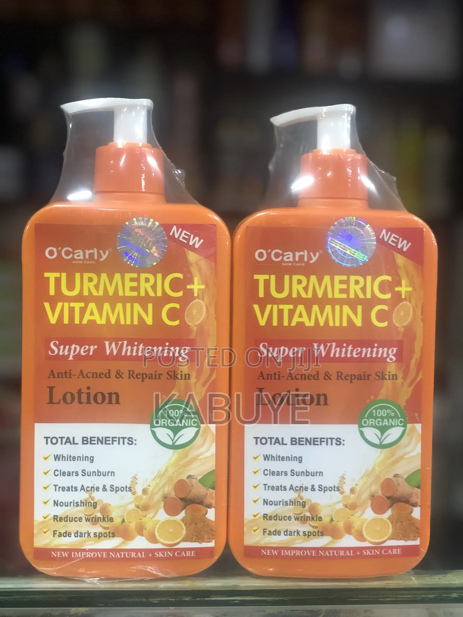 O'Carly Turmeric + Vitamin C Super Whitening Lotion.