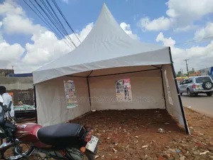 50seater Tent Covered Three Side Flaps in Strong Fabric Materials.