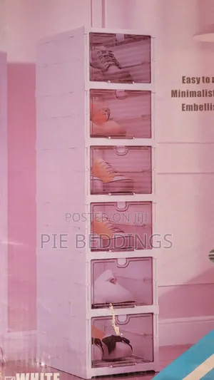 Easy to Assemble Plastic Shoe Rack