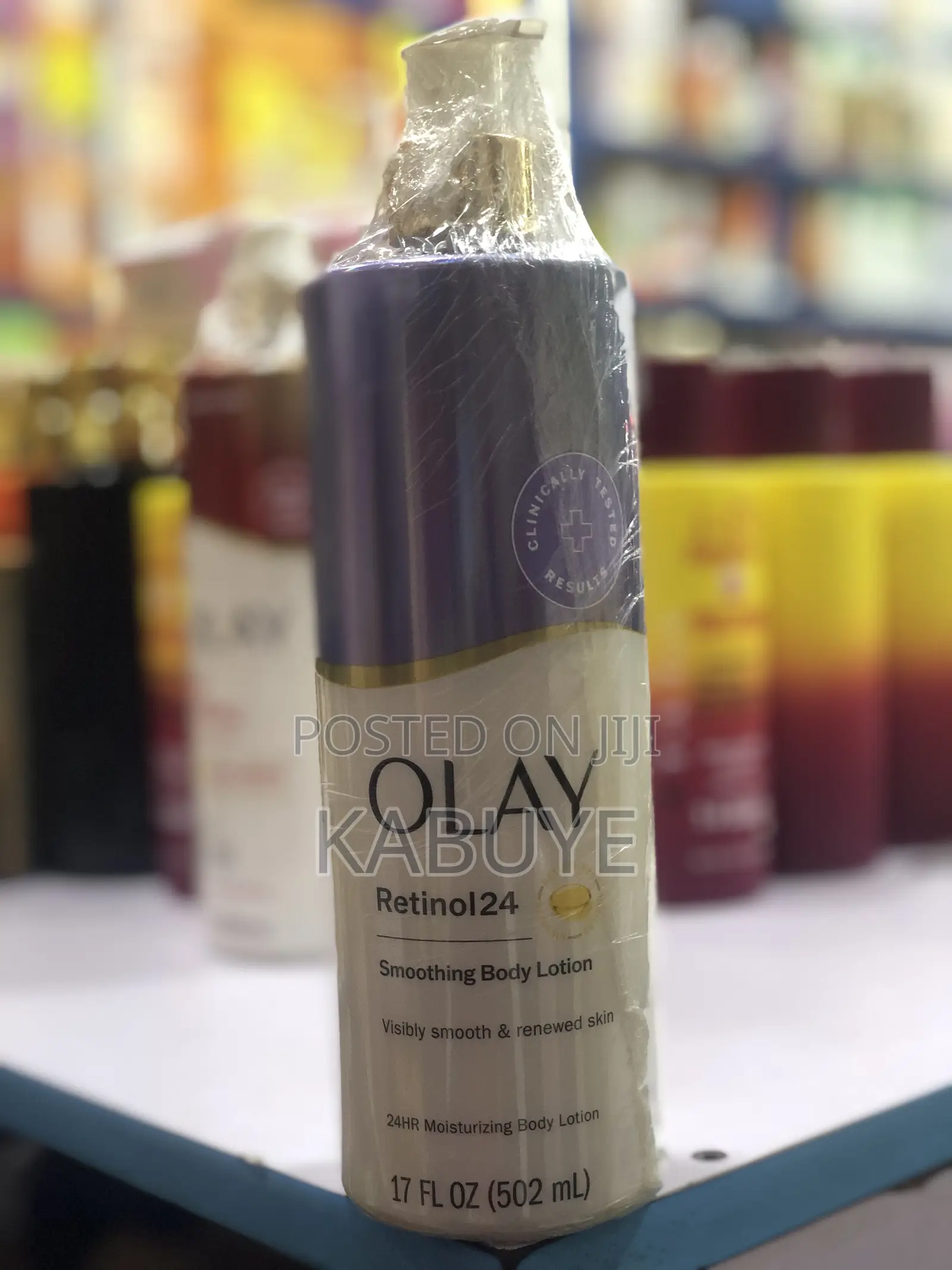Olay Retinol24 Smoothing Body Lotion.