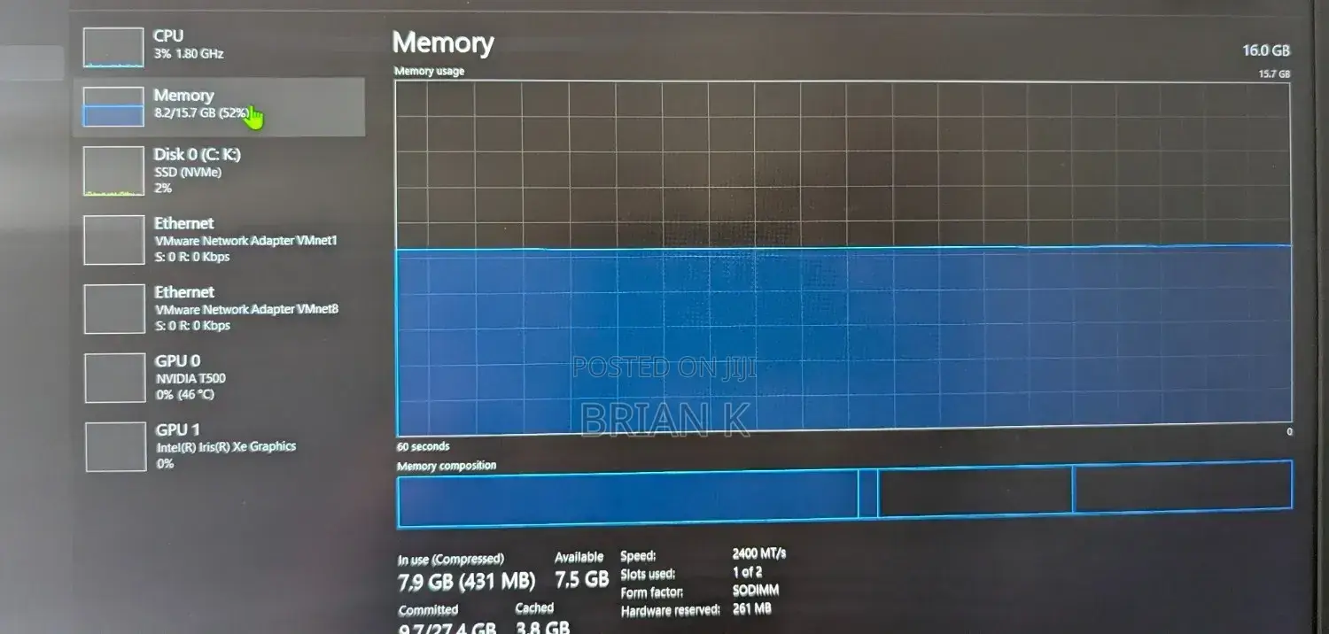 Laptop Dell Precision 3570 16GB Intel Core i7 SSD 512GB