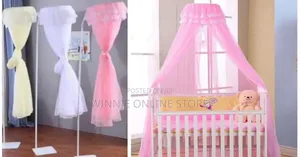 Metallic Stand Baby Cot Net