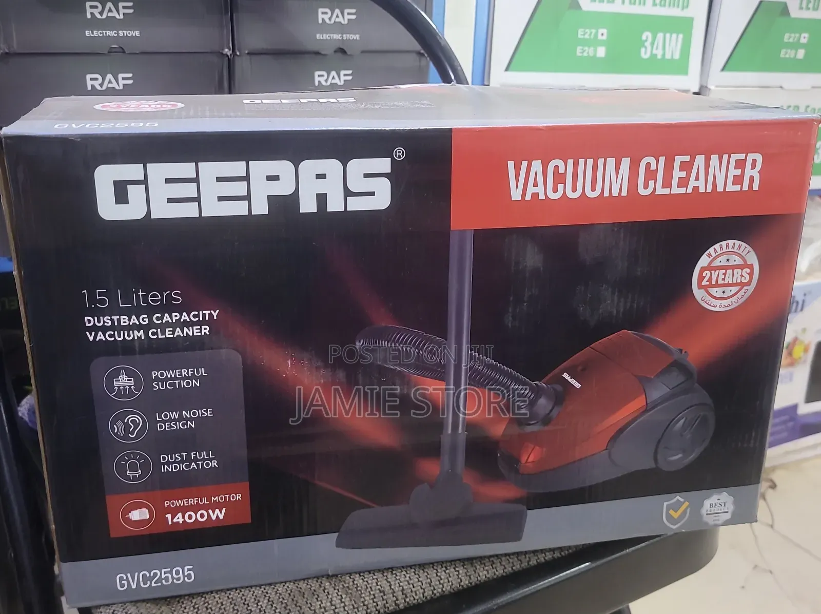 Geepas Vacuum Cleaner 1.5l/ Vacuum Cleaner Geepas