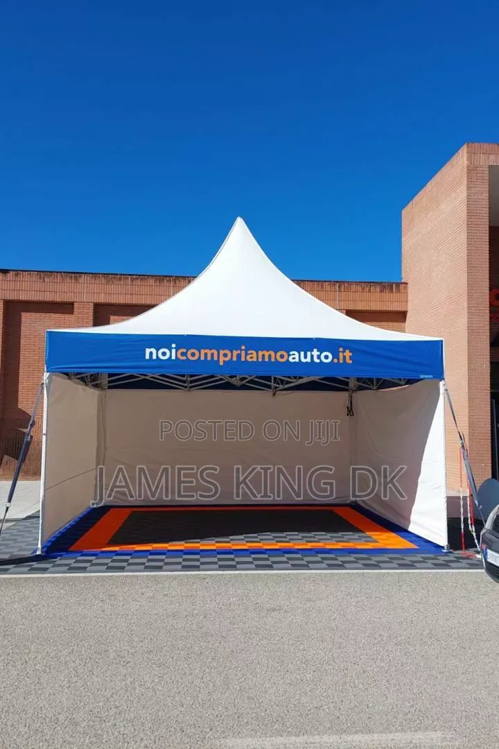 White Material 50 Seater Made Tent