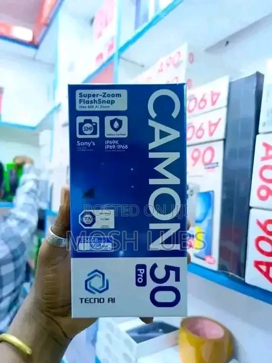 New Tecno Camon 50 Pro 256 GB Gray