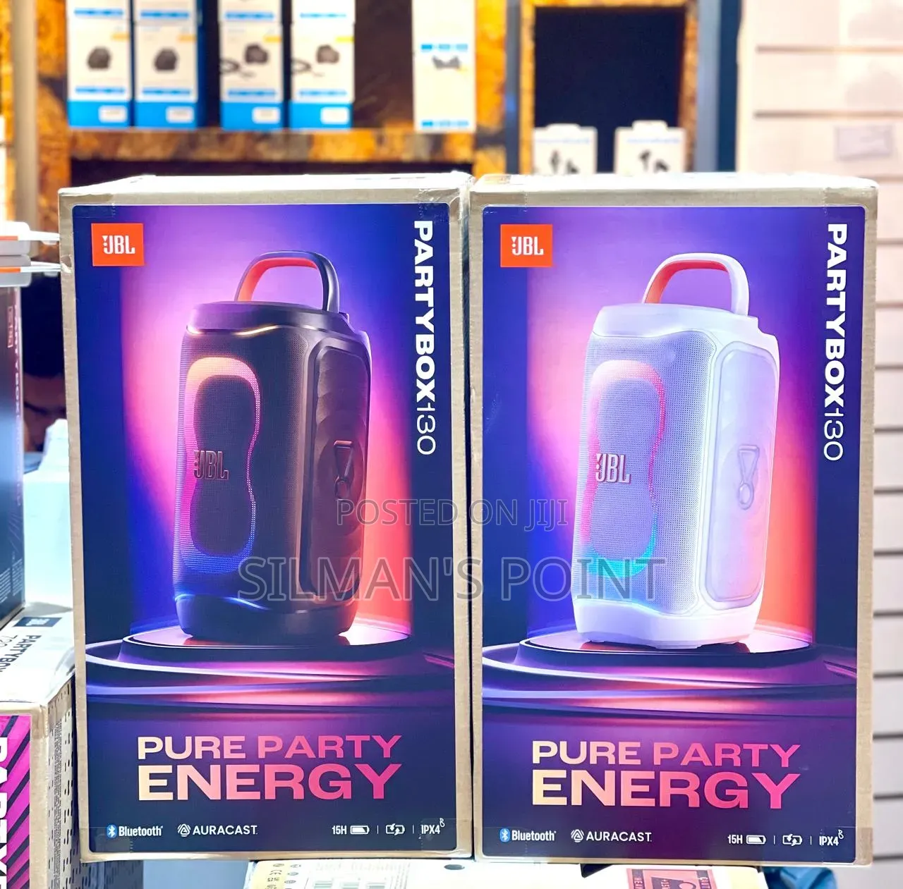 The New JBL Partybox 130 White Speaker