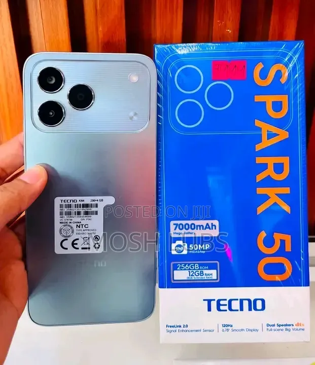 New Tecno Spark 50 128 GB Gray