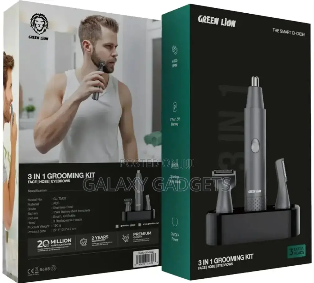 Green Lion 3-in-1 Grooming Kit
