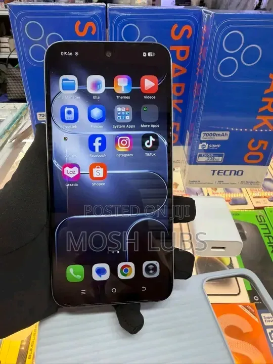 New Tecno Spark 50 128 GB Gray