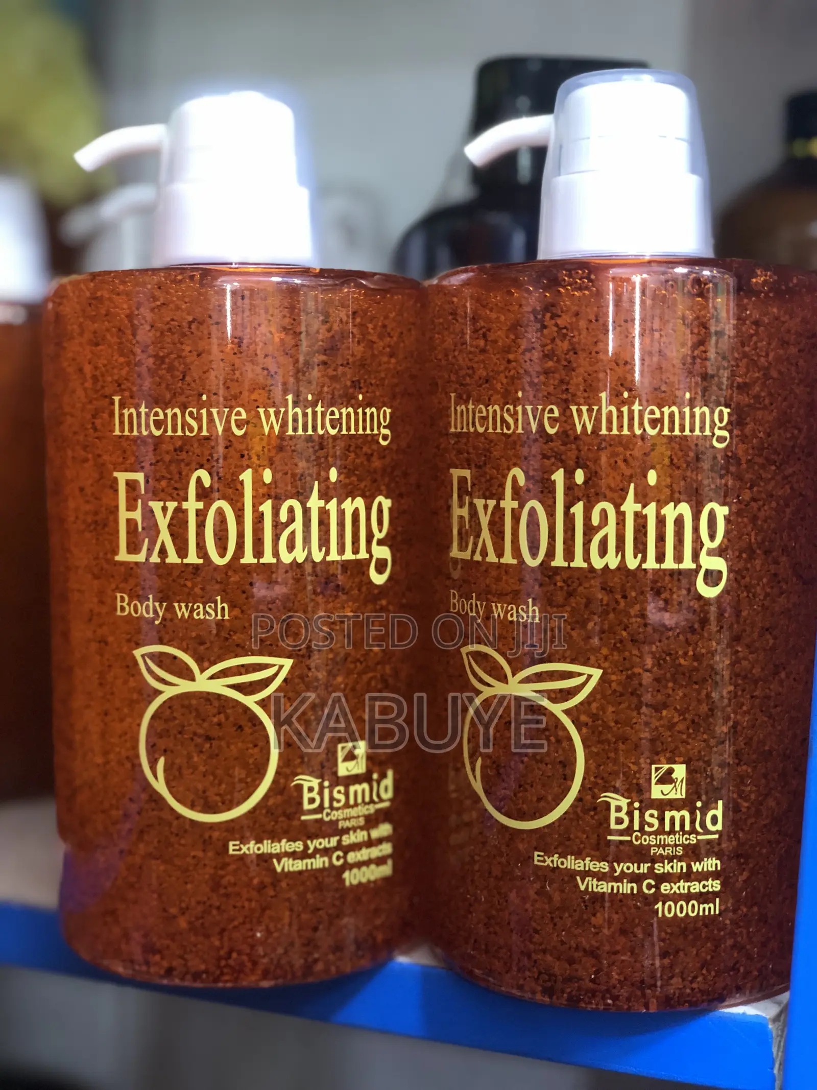 Bismid Intensive Whitening Exfoliating Body Wash.